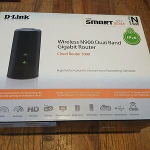 D-Link Black Wireless N900 Smart Beam Router